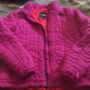 The North Face puffy jacket.